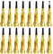 24 Pieces Gold Party Horns and Blowers for Kids and Adults Birthday Baby Shower 2023 Graduation Sporting Events Party Favors Supplies Noisemakers